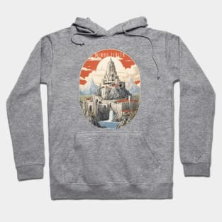 Retro Design Minas Tirith Hoodie